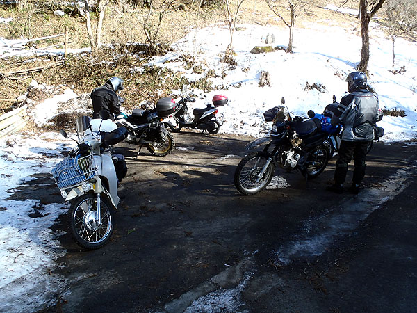 タイヤチェーンを装着する予定場所